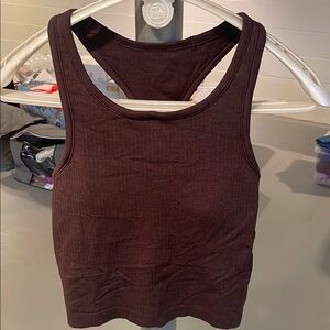 Lululemon women’s cropped ebb to street tank top